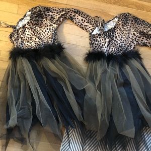 Girl’s cheetah costumes- two for twins!